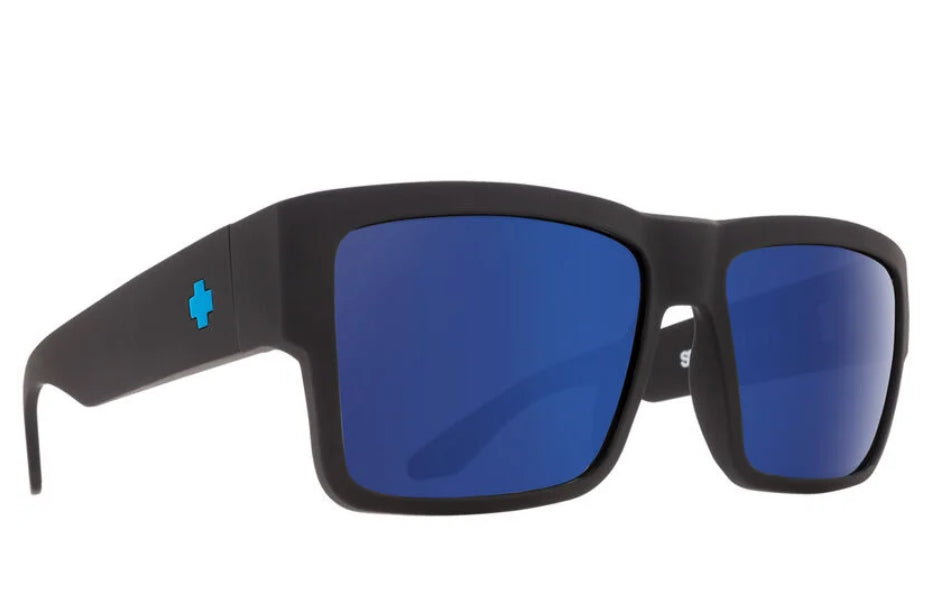 CYRUS- Soft Matte Black Lens Happy Bronze with Blue Spectra Mirror