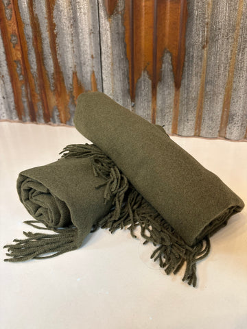 Solid Scarf- Olive
