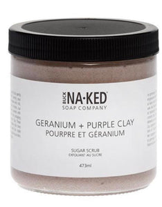Geranium + Purple Clay Sugar Scrub