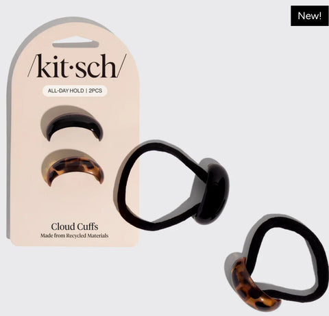 Black & Tort Cloud Cuffs - Small