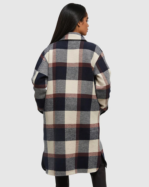 Livingston Jacket - Midnight Blue/Cabin Plaid