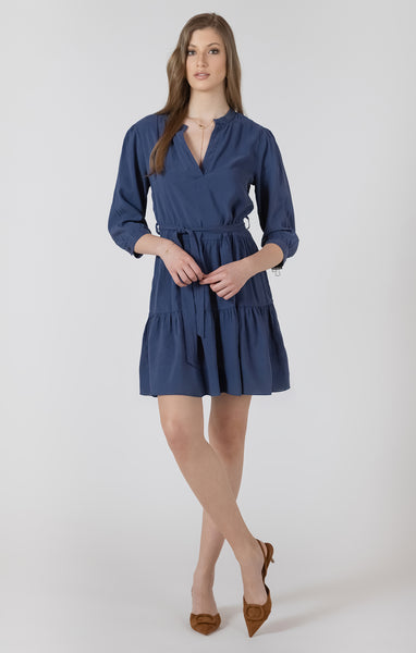 Tiffany TIERED BELTED DRESS