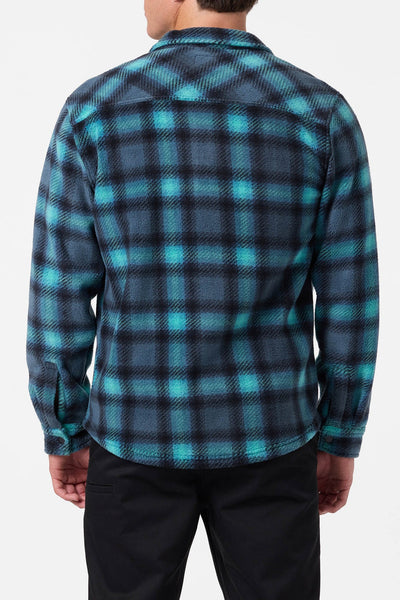 Glacier Plaid SuperFleece - Dark Slate