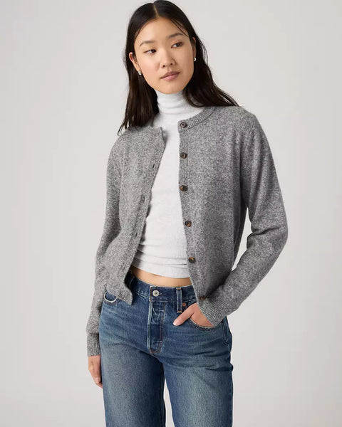 Claire Cardigan - Heather Grey