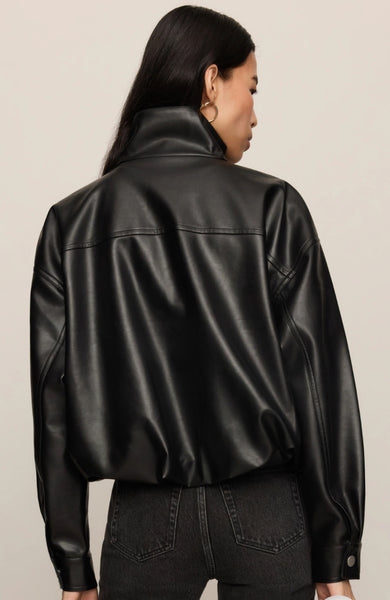 Corin Bubble Hem Jacket - Black