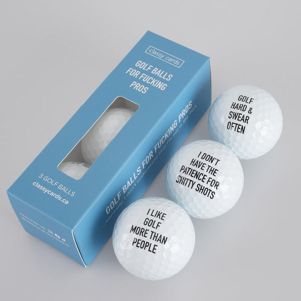 Golf Balls for F*ing Pros - 3 pk