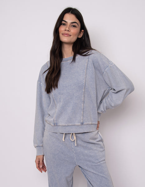 Kacey Denim Look Pullover