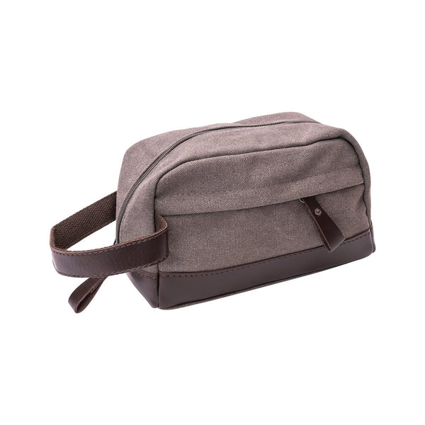 Canvas Dopp Kit - Grey