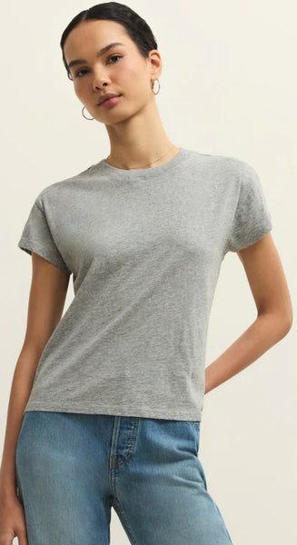 Modern Slub Tee - Heather Grey
