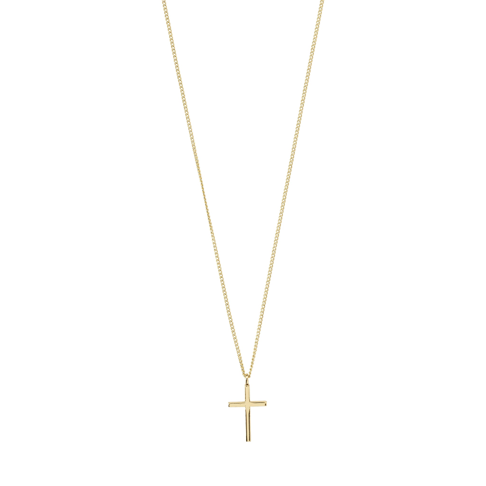 FLYNN CROSS NECKLACE - Gold Plated