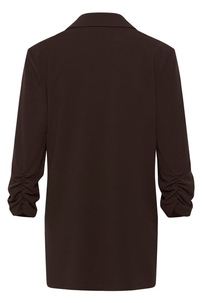 Phoebe Blazer 3/4 Sleeve - Coffee Bean