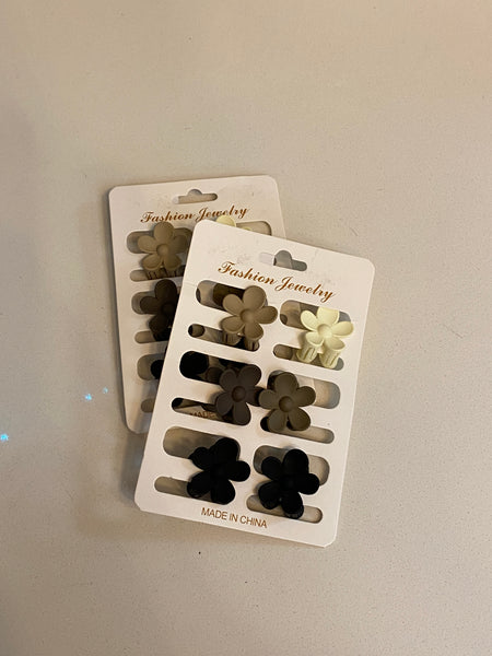 Mini Claw Clip - 6 pc Set