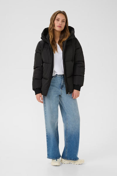 Nika Padded Jacket - Black Deep