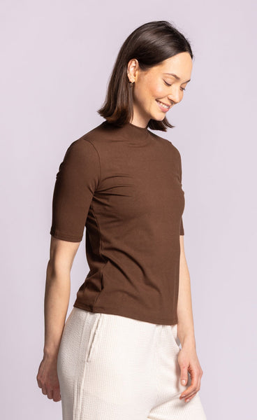 Racquel Tee - Brown