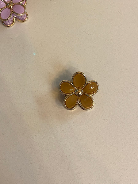 Mini Gold Accent Hair Clips