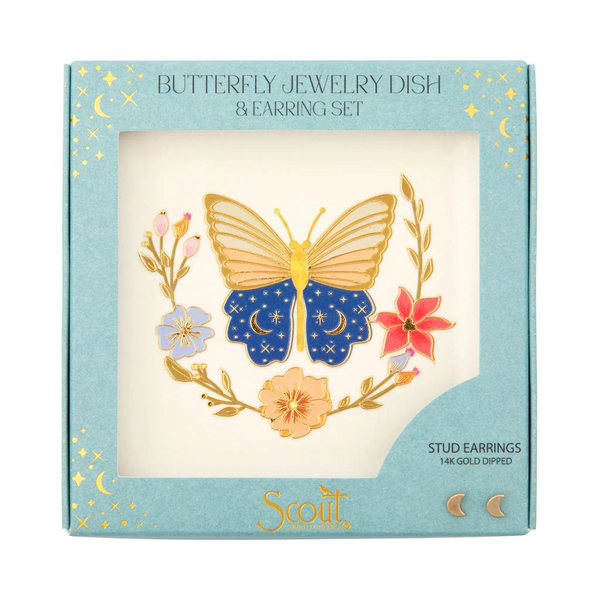Jewelry Dish and Stud Set