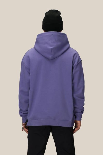 KNOCKOUT LOGO PREMIUM HEAVYWEIGHT PULLOVER HOODY- purple dawn
