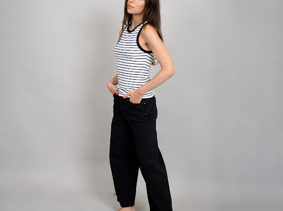 MARIA TANK - white/black