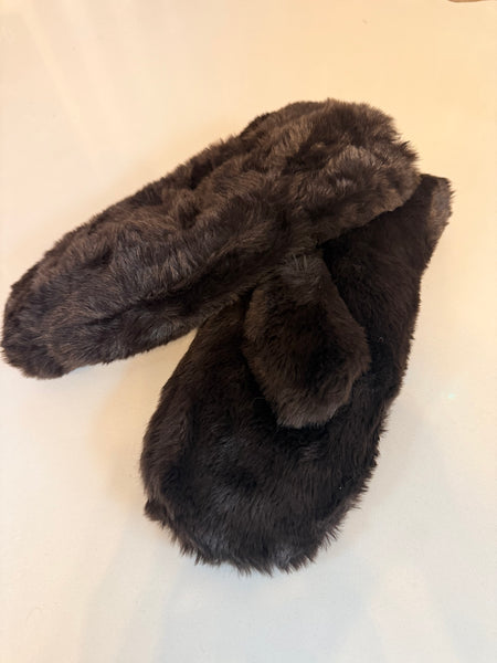 Faux Fur Mittens