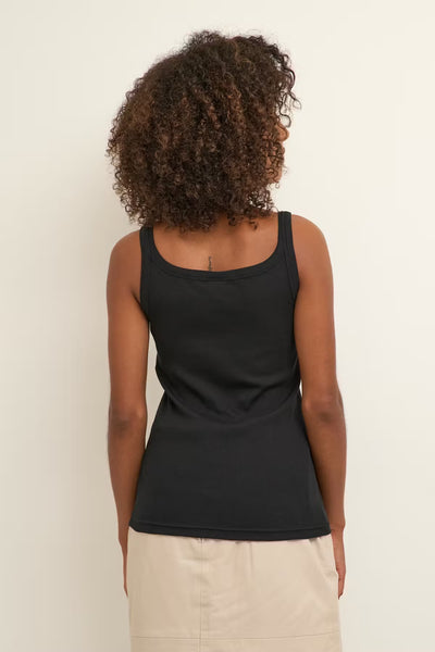 Carna Tank Top - Black Deep