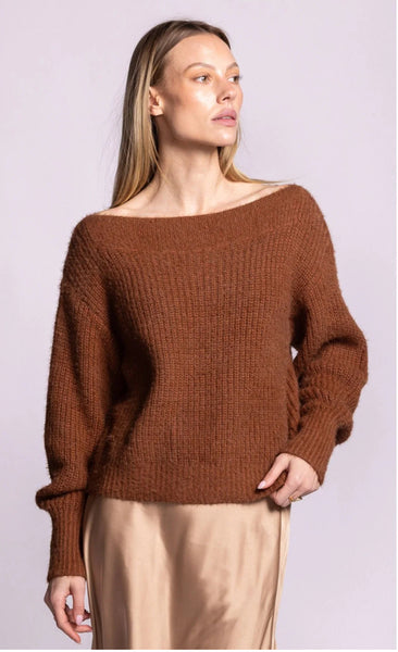 Delcy Sweater - Brown