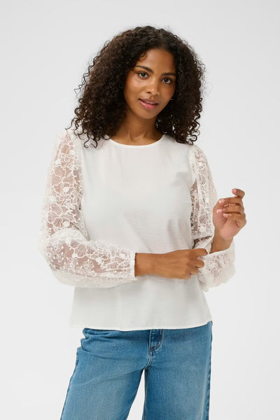 Sandra Blouse - Chalk