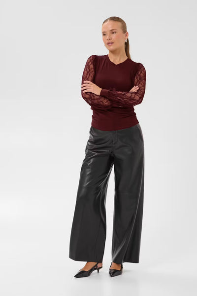 Liana Lace Blouse - Port