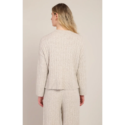 Rory Cable Knit Sweater - Beige