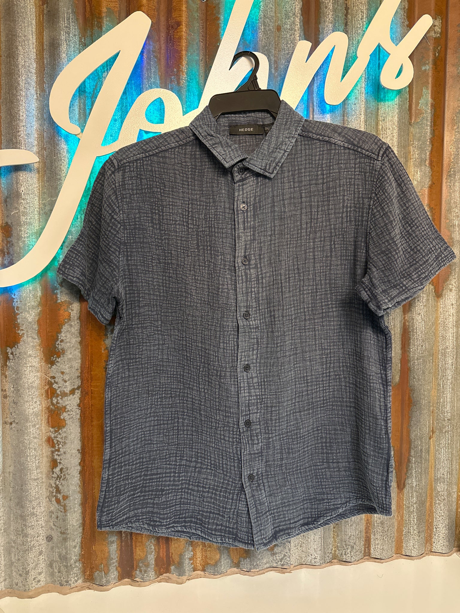 Ken Gauze Shirt -Dark Navy