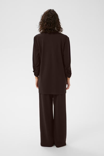 Phoebe Blazer 3/4 Sleeve - Coffee Bean