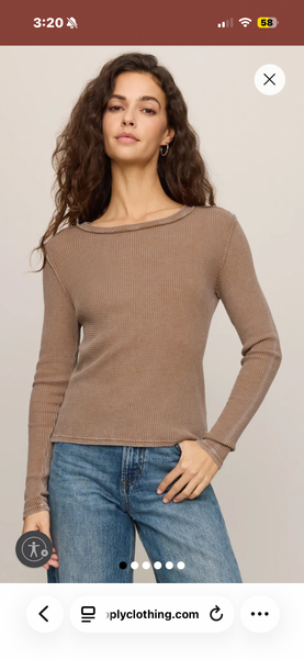 Arlet Mini Thermal Top - Saddle Suede