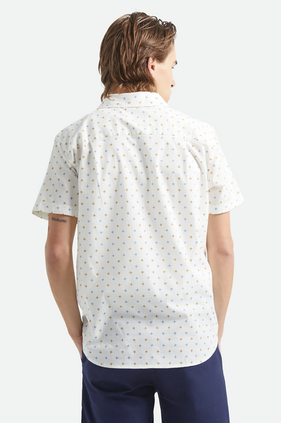 Charter Print Short Sleeve - Off White/Diamond Tile