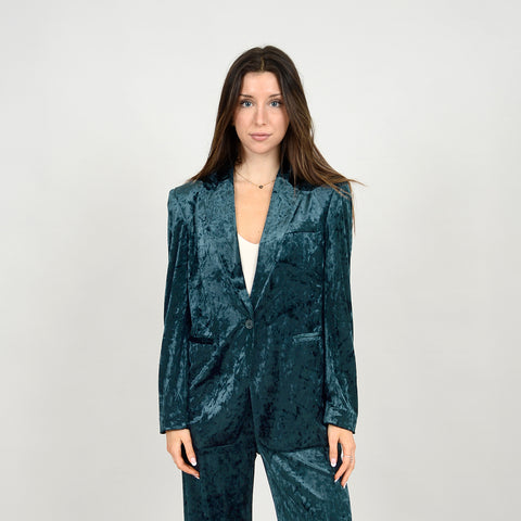 ALEXIS LINED BLAZER-FOREST
