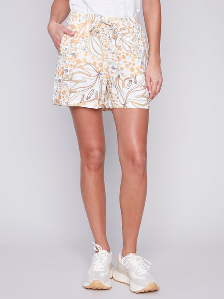 PRINTED PULL ON SHORT