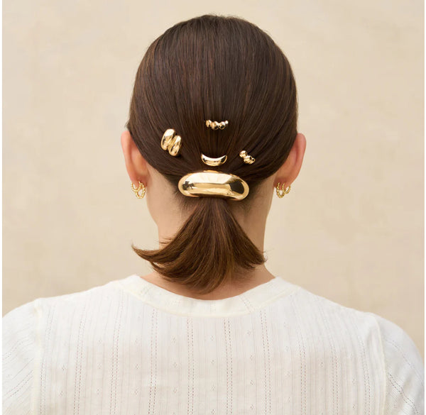 Gold Metal Pony Pins 3 pc Set