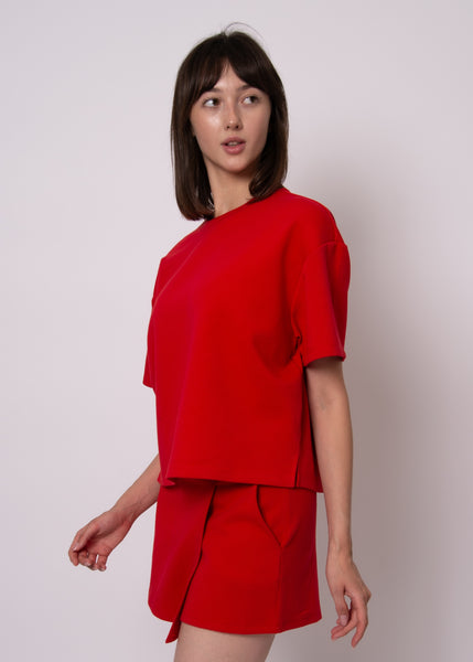 Tess Cotton Soft Knit Tee
