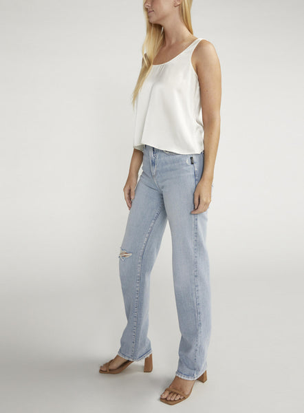 Highly Desirable High Rise Straight Leg Jeans