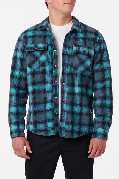 Glacier Plaid SuperFleece - Dark Slate