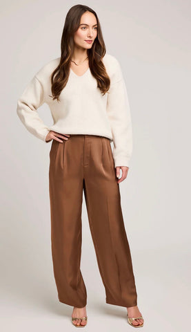 AMELIE PANT - Chestnut