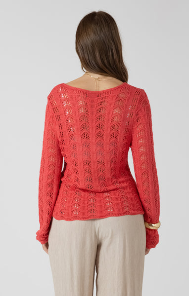 Penelope Scallop Knit Top