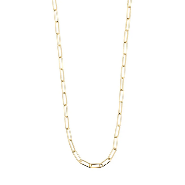 RONJA PAPERCLIP CHAIN NECKLACE -  Gold