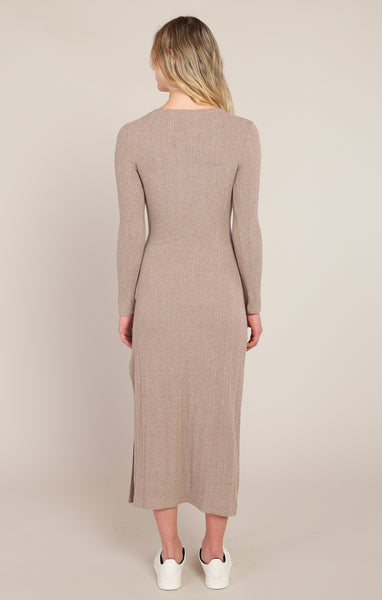 MONICA KNOT WAIST LONG DRESS