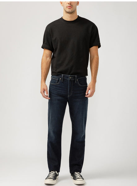 Eddie Classic Athletic Fit Tapered Leg Jeans