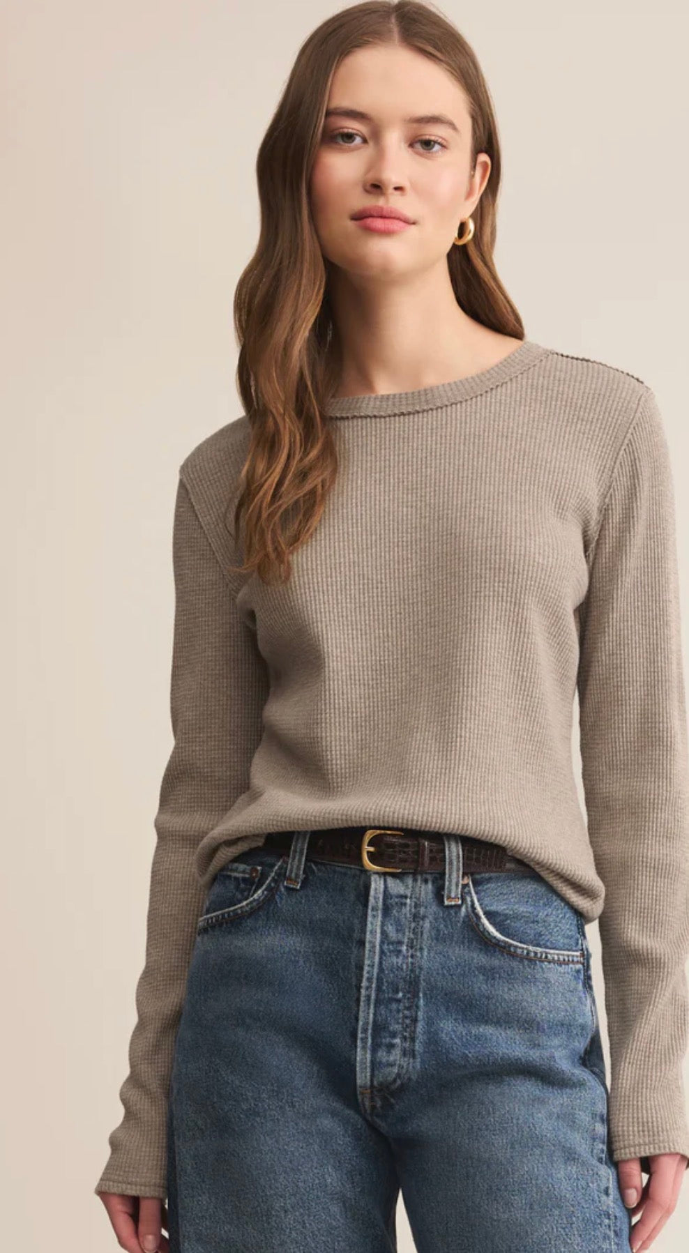 Arlet Mini Thermal Top - Smoked Heather