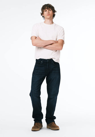 Relaxed Straight Driven Men's Jeans in Authentic Indigo