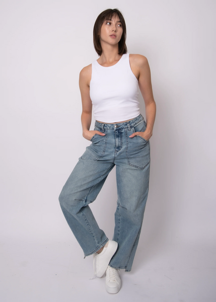 Ralyn Bra Basics Tank Top - White