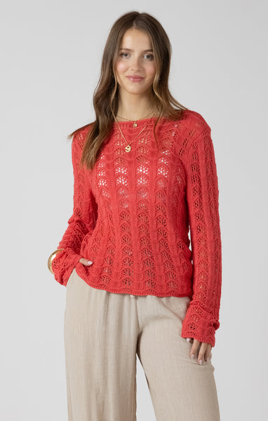 Penelope Scallop Knit Top