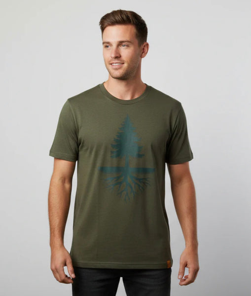Tree T-Shirt - Deep Olive/Green