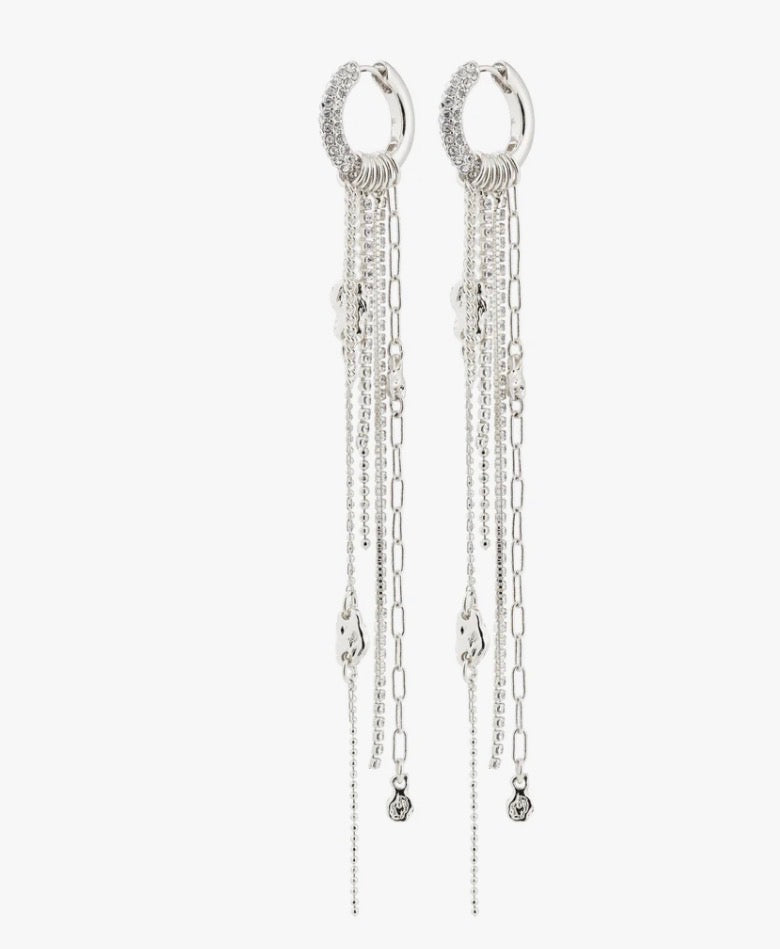 DRUE EARRINGS - Silver Plated