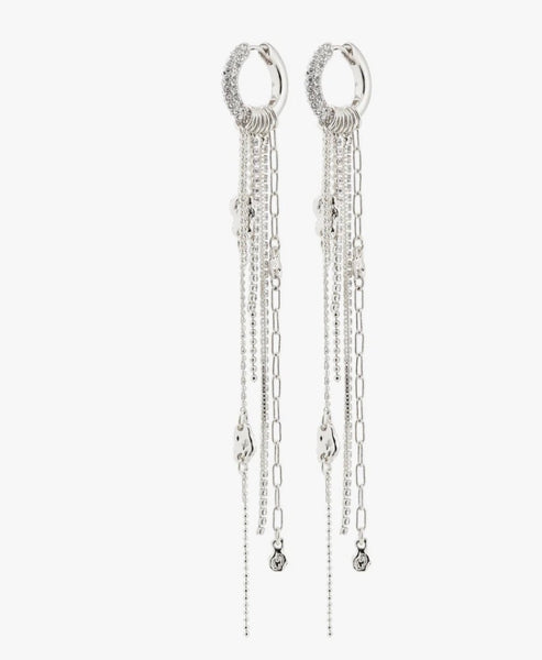 DRUE EARRINGS - Silver Plated